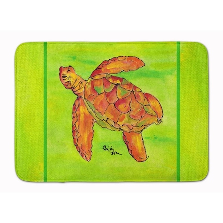 Carolines Treasures Turtle Machine Washable Memory Foam Mat 8376RUG